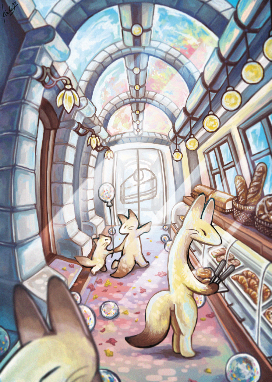 きつねの小さなパンやさん