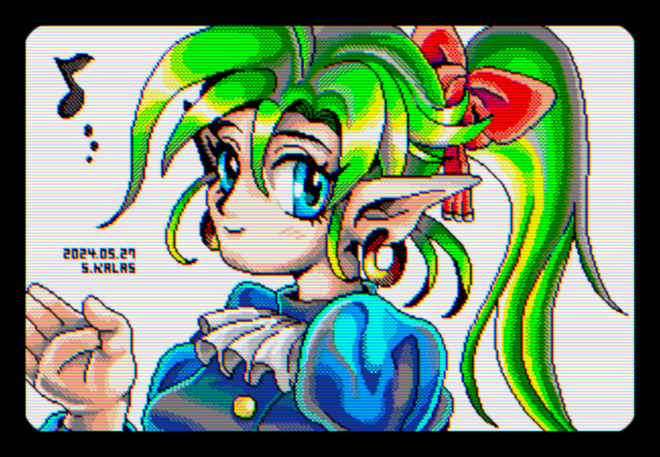 ハーフエルフのウェイトレス