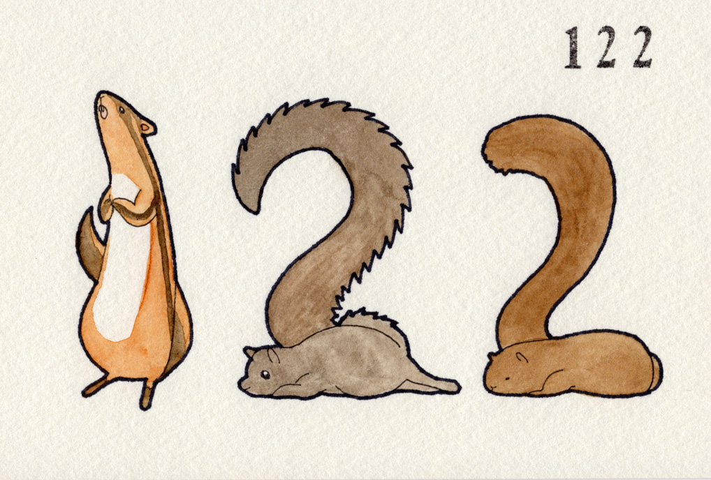 エゾシマリス/トウブハイイロリス/タイワンリス