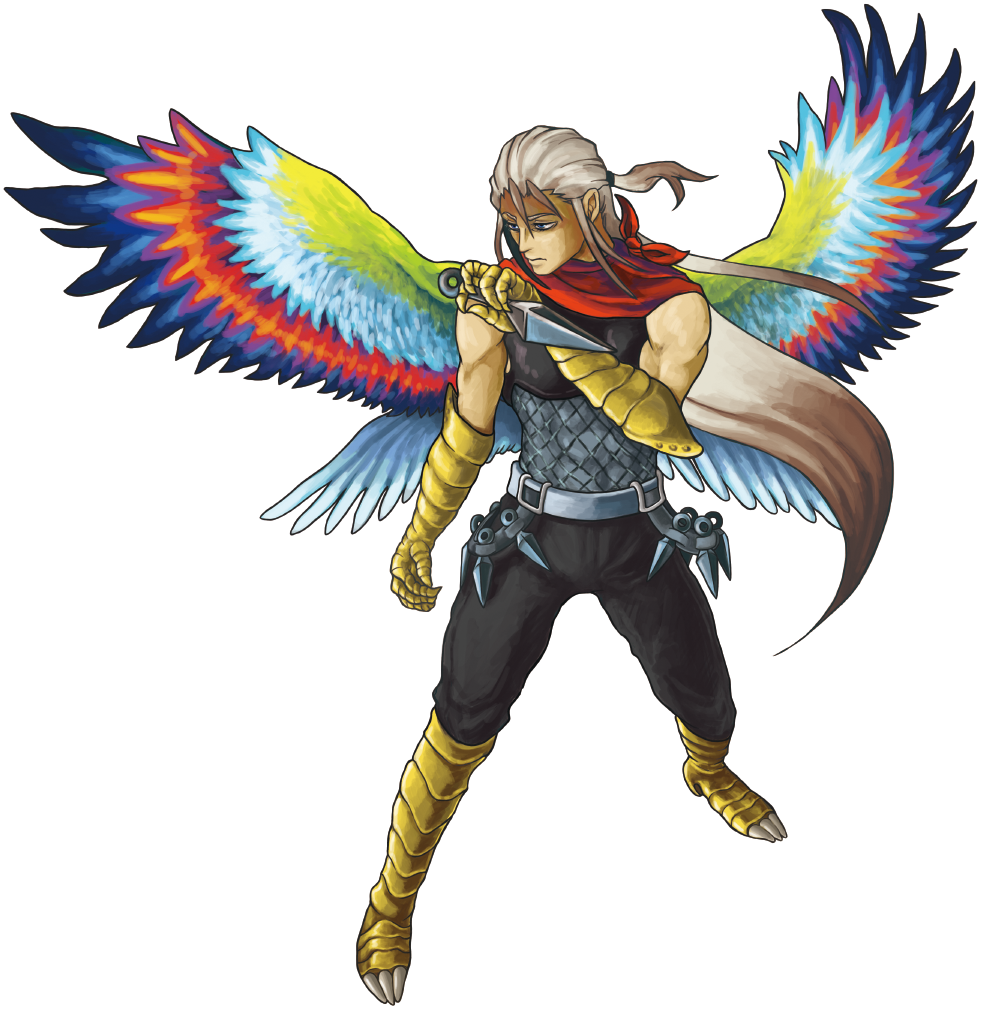 仮面無し/翼有り